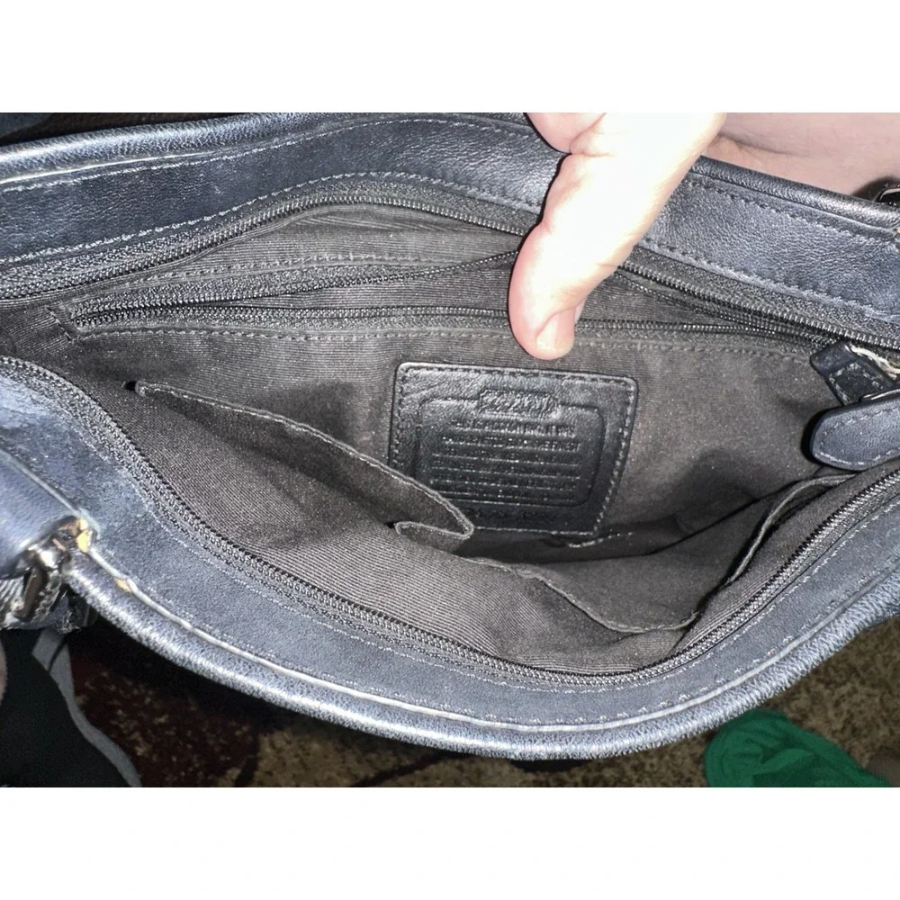 Coach Signature Handbag Black